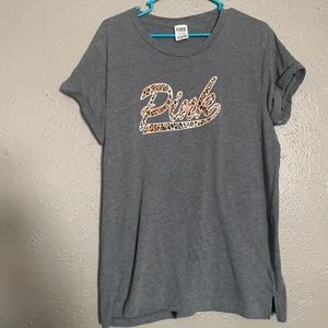 Victoria’s Secret pink grey tee
